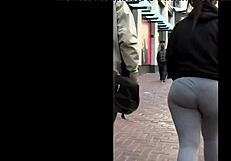 Xxx content featuring thick leggings creep