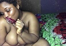 alphabaddie01 rides horny guy to orgasm with toy