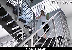 new foster teen embraces steamy affection from her adoptive parents in a hardcore threesome