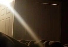 Intensely adoring wife's ebony ass