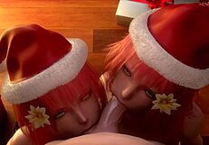double cock sucking sluts in 3d game compilation