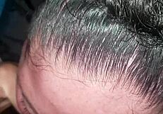 ebony milf slut deepthroats big black monster cock in sloppy homemade style