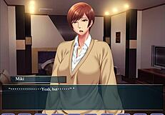 Young man loses virginity to girlfriend's mother in anime game