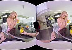 3D virtual reality Sunday breakfast at Virtualrealporn.com