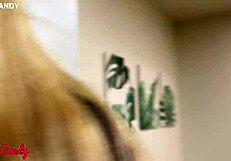 Milfcandy coach daphne catches cheerleader girl in bbc threesome