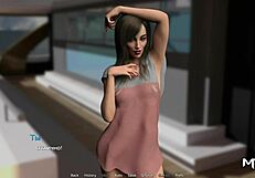 massaging teen pussy with tongue in anime