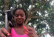 Crazybitch unboxes her outfit in front of strangers, revealing sexy lesbian antics