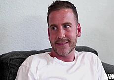 watch this slut deepthroat a big cock, he says.