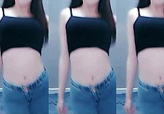 hey, check this cute chinese girl dancing with sexy moves