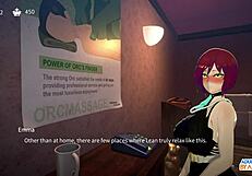Emma's first orc massage turns deep in hentai parlor