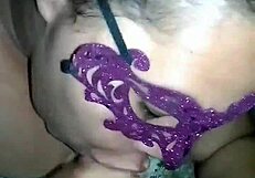 Sissy boy seeks milk in this amateur video