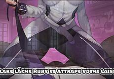 Ruby and Blake Train You in RWBY Hentai Femdom