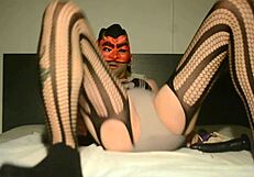 Gay guy enjoys dildo sex intensely