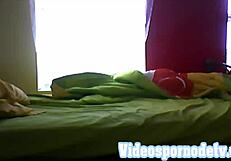 Latina amateur teen 18+ contrasts sexy Mexican big ass fucking