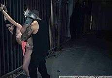 b virgin euro bondage outdoor 😈 guys make passes