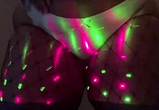 Young ebony model dances for daddy on Father's Day