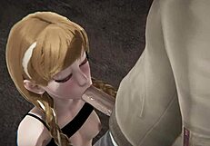 3D animated porn with frozen princess Anna from Disney
