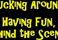 Ms Paris Rose fucking around behind the scenes.