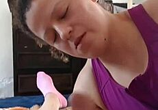 Watch her learn to suck that cock so well!