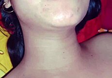 She loses control in cute indian orgy