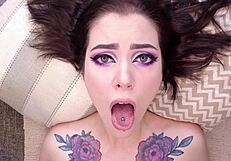 Yo, check stacy’s mantra with hot brunette moaning and dirty talk