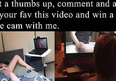 watch this babe masturbating in sexy lingerie