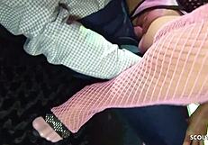 Dora's Real Lapdance Turns into Bareback Desk Fuck with Facial