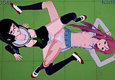 Marika Kato Fucks Chiaki Kurihara's Futanari Pussy