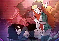 Futa Wendy in Gravity Falls hentai animation