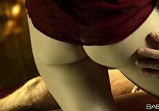 Anal creampie drizzles out of cindy after rough fucking and assfucking