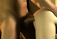 Anal creampie drizzles out of cindy after rough fucking and assfucking