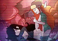 Futa Wendy in Gravity Falls hentai animation