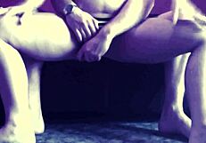 Blowjob closeup from hot brunette - cumshot on monster cock