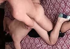 Banging Busty Amateur In Ripped Nylon Pantyhose With Fake Tits