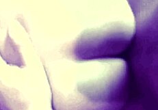 Blowjob closeup from hot brunette - cumshot on monster cock