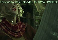 Latina brunette babe with big cock and monster cock barebacks perfect ass and tits