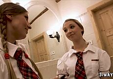 two russian teens bang professor