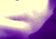 Blowjob closeup from hot brunette - cumshot on monster cock