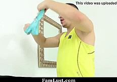 Teen step-sister craves big cock fucking