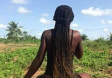 crazy bitch twerks big ass outdoor, but what's next?