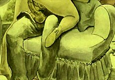 アンティークアニメヘンタイのヴィンテージエロイラスト