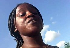 crazy bitch twerks big ass outdoor, but what's next?