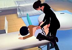 Big ass Mikasa from Koikatsu: Eren's secret desire