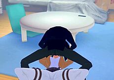 Big ass Mikasa from Koikatsu: Eren's secret desire