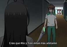 shinmai maou no testament burst 02 explodes hard