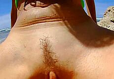 Passionate Screaming Sex on Paradise Beach with Sexy Natural Tits