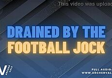 Football jock tricked into puppy play humiliation in public garage