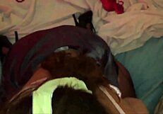 Can you resist this French amateur's deepthroat in satin lingerie?