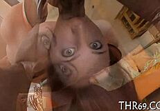 Beautiful Woman Sucks with Passionate Intensity