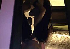 I love watching two asian teen chicks blow his cock